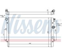Radiateur, refroidissement du moteur NISSENS 65015