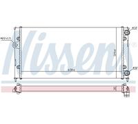 NISSENS 651931 Radiateur, refroidissement du moteur pour SEAT,VW