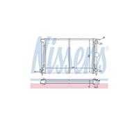 [Radiateur, refroidissement du moteur NISSENS 65195]