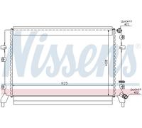 NISSENS 65294 Radiateur, refroidissement du moteur pour AUDI,SKODA,VW