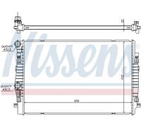 NISSENS 65304 Radiateur du moteur