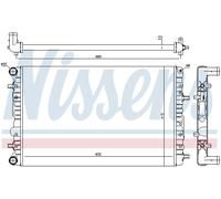NISSENS 65326 Radiateur du moteur