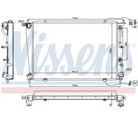 NISSENS 67040 Radiateur, refroidissement du moteur pour HYUNDAI
