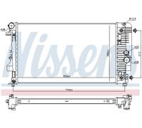 Nissens Radiateur moteur 67174 – Eau pour Mercedes‑Benz Vito/Mixto Fourgon 113 CDI 116