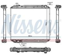 NISSENS 671780 Radiateur du moteur