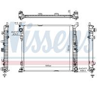 NISSENS 67188 Radiateur, refroidissement du moteur pour MERCEDES-BENZ