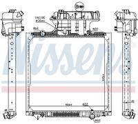 Radiateur, refroidissement moteur NISSENS 67225