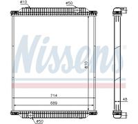 NISSENS 672570 Radiateur, refroidissement du moteur pour RENAULT TRUCKS