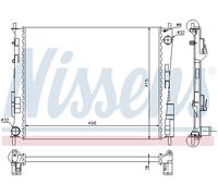 [Radiateur, refroidissement du moteur NISSENS 67286]
