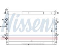 NISSENS 67302 Radiateur, refroidissement du moteur pour SEAT