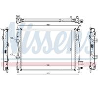 Nissens Radiateur 67360 – Refroidissement moteur – Compatible Nissan Qashqai/Qashqai+2 I