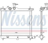 NISSENS 675023 Radiateur, refroidissement du moteur pour HYUNDAI