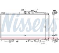 Radiateur d'eau Grille de radiateur soudée 68117 NISSENS pour HONDA ACCORD VI