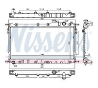 NISSENS 68559 Radiateur du moteur