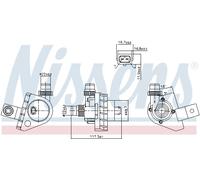 Nissens Pompe à eau 831115 – refroidissement du moteur pour BMW