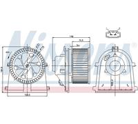 NISSENS 87022 Pulseur d'air habitacle