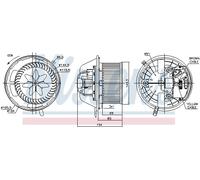 Nissens Pulseur d'air habitacle 87062 BW B3 05-
