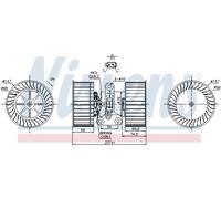 NISSENS 87114 Pulseur d'air habitacle