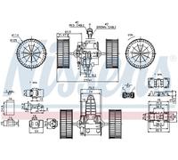 NISSENS 87117 Pulseur d'air habitacle pour ALPINA,BMW