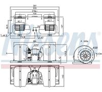 NISSENS 87141 Pulseur d'air habitacle pour DAF