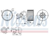 NISSENS 87149 Pulseur d'air habitacle pour AUDI