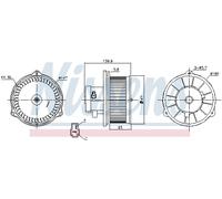 NISSENS 87160 Pulseur d'air habitacle