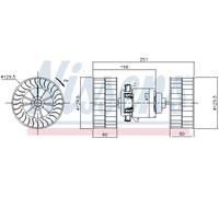 NISSENS 87190 Pulseur d'air habitacle
