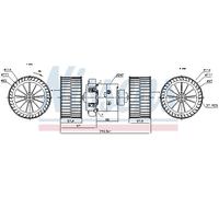 NISSENS 87191 Pulseur d'air habitacle pour MERCEDES-BENZ