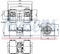NISSENS 87194 Pulseur d'air habitacle pour MERCEDES-BENZ