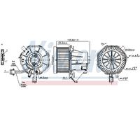 NISSENS 87215 Pulseur d'air habitacle pour AUDI