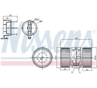 Ventilateur d'intérieur NISSENS 87356