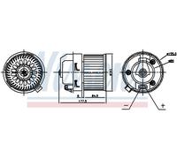 NISSENS 87399 Pulseur d'air habitacle