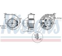 NISSENS 87416 Pulseur d'air habitacle pour BMW