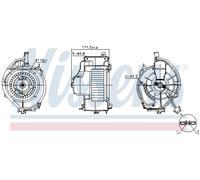 NISSENS 87478 Pulseur d'air habitacle pour AUDI