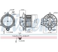 NISSENS 87580 Pulseur d'air habitacle