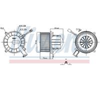 NISSENS 87638 Pulseur d'air habitacle pour MERCEDES-BENZ