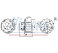 NISSENS 87643 Pulseur d'air habitacle