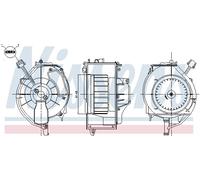 NISSENS 87669 Pulseur d'air habitacle pour AUDI