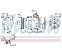 NISSENS 890234 Compresseur de climatisation