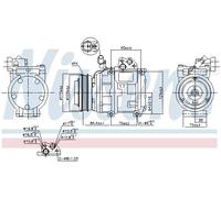 NISSENS 890282 Compresseur de climatisation