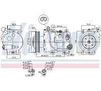 NISSENS 890423 Compresseur, climatisation pour HYUNDAI
