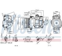 NISSENS 890696 Compresseur de climatisation