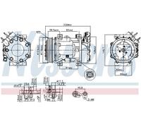 NISSENS 89076 Compresseur, climatisation pour ABARTH,ALFA ROMEO,CITROËN,FIAT,LAN