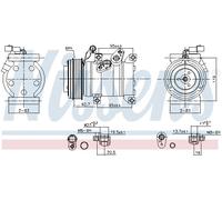NISSENS 891006 Compresseur, climatisation pour HYUNDAI
