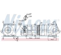 NISSENS 89202 Compresseur, climatisation pour ABARTH,ALFA ROMEO,CHRYSLER,FIAT,LA