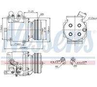 NISSENS 89226 Compresseur, climatisation pour HONDA