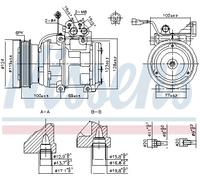 NISSENS 89265 Compresseur, climatisation pour HYUNDAI,KIA
