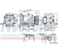 NISSENS 89365 Compresseur, climatisation pour FORD