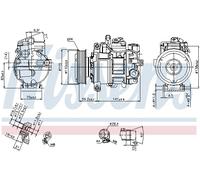 NISSENS 89384 Compresseur, climatisation pour AUDI