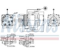 NISSENS 89439 Compresseur, climatisation pour VOLVO